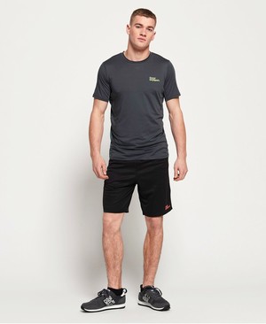 Superdry Active Relaxed Férfi Rövidnadrág Fekete | AQRFI5206